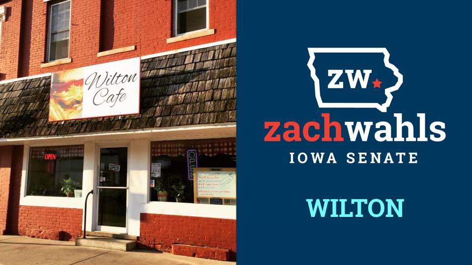 zach wahls wilton cafe